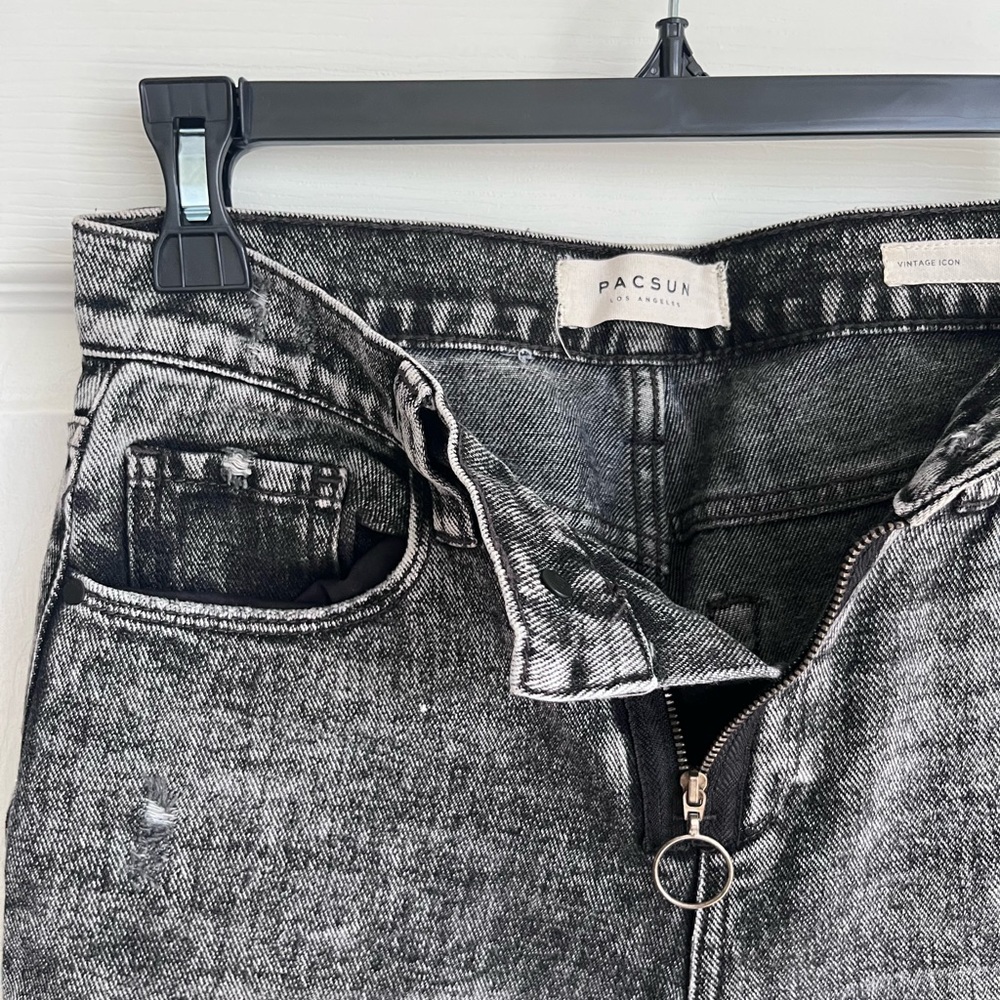 Pacsun Dark Grey Mom Jeans
